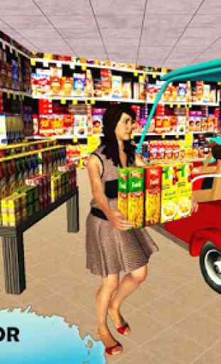 Supermarket Easy Shopping Cart Driving Games 2