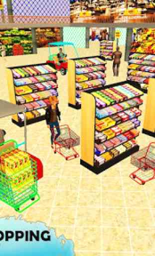 Supermarket Easy Shopping Cart Driving Games 3