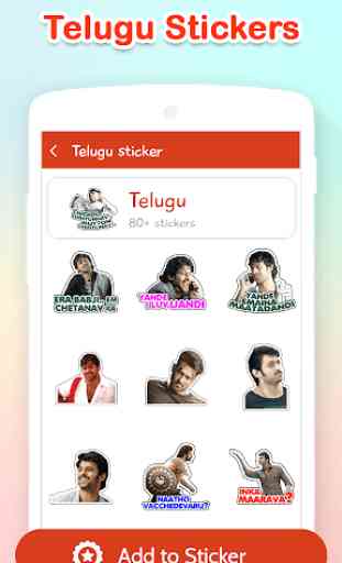 Telugu WAStickerApps - Telugu Sticker For Whatsapp 1
