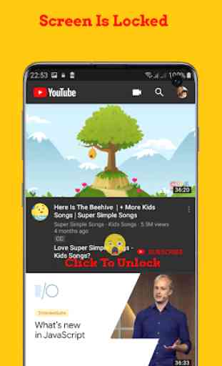 Touch Lock - Baby screen lock for YouTube 3