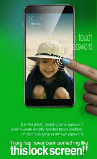 Touch Lock Screen - Easy & strong photo password 3