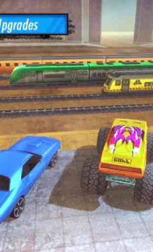 Train vs Car Racing 3D 4