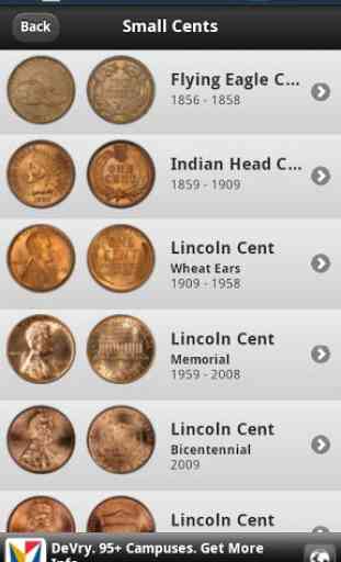 U.S. Coin List 2