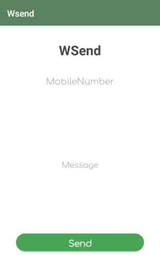 WSend - Send Whatsapp Messages To Anonymous Number 3