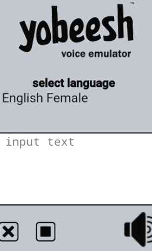 Yobeesh Voice Emulator (TTS) Text to Speech 2