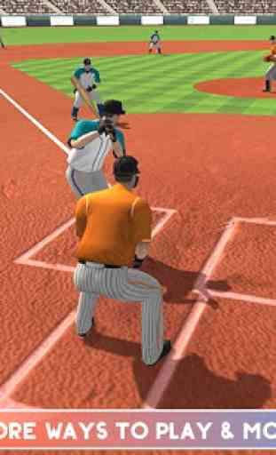 Baseball Battle - flick home run baseball game 3