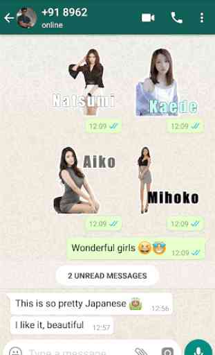 Beautiful Sexy Girls Stickers For WhatsApp 4