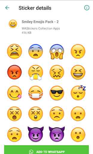 Big Emojis Stickers Collection - WAStickerApp 2