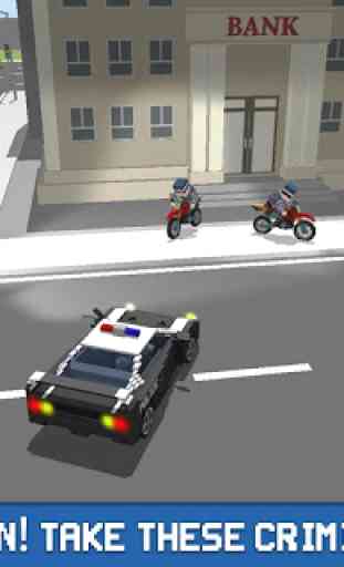 Blocky Police Driver: Criminal Transport 3