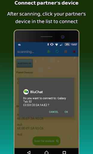 BluChat - Bluetooth Chat - Transfer - QR, Bar Code 3