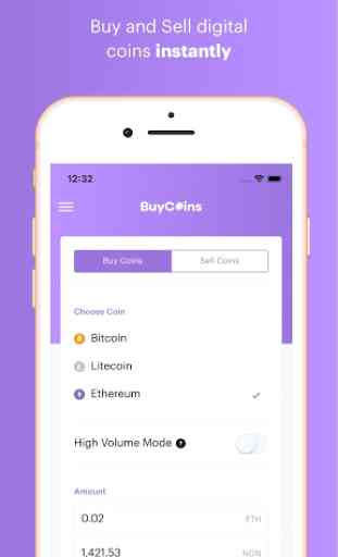 BuyCoins - Buy & Sell Bitcoin, Ethereum, Litecoin 1