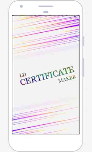 Certificate Maker - Certificate template Design 1