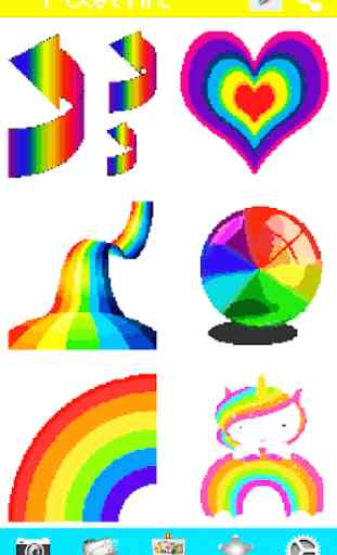 Coloring Rainbow Pixel Art Game 3