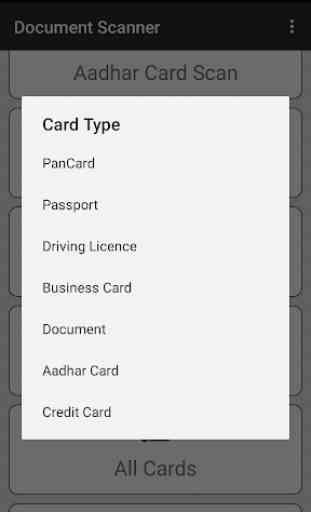 Credit Card Scanner 2