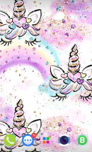 Cute Unicorn Girl Wallpapers - Kawaii backgrounds 1