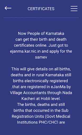 DEATH AND BIRTH CERTIFICATE KARNATAKA STATE 2