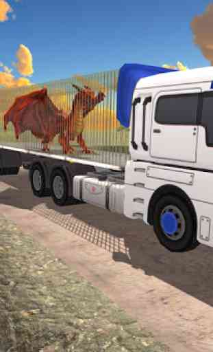 Dragon Transporter Truck: Animal Transport Sim 3