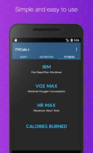 FitCalc+ Fitness & Health Calculator - Gym Tools 3