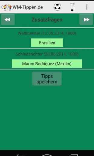 Football Tipping World Cup 4