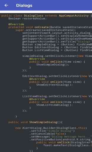 Freecode Android Tutorial with code. Learn Android 4