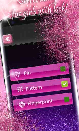 Glitter Diary with Password for Girls 4