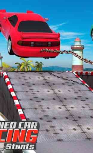 GT Racing Chained Car Stunts 2