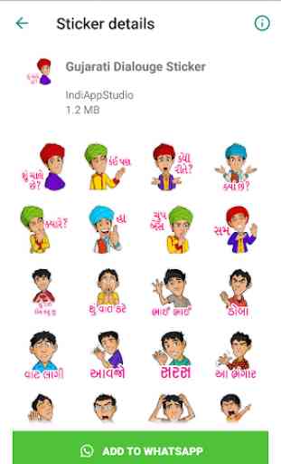 Gujarati Stickers for Whatsapp - WAStickerapp Pack 4