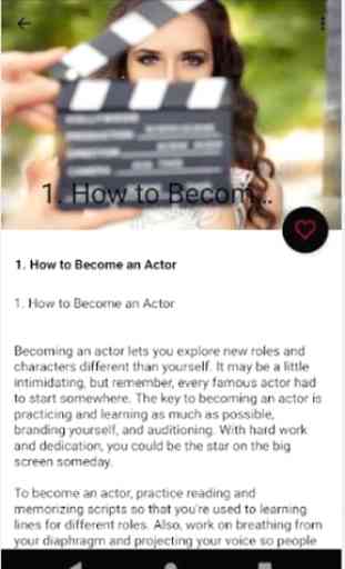 How To Become An Actor (Learn Acting) 2