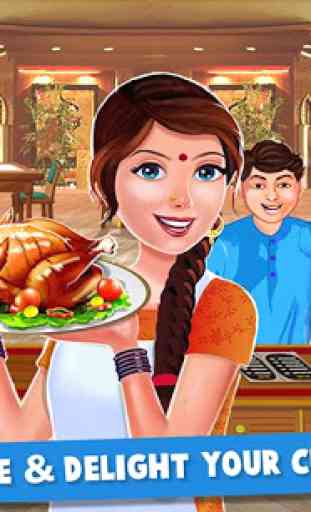 Indian Restaurant Crazy Kitchen Chef Cooking Games 3
