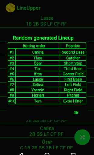 LineUpper - Lineup Generator Softball | Baseball 1