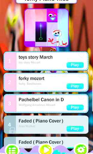 Magic Piano forky game tiles 2