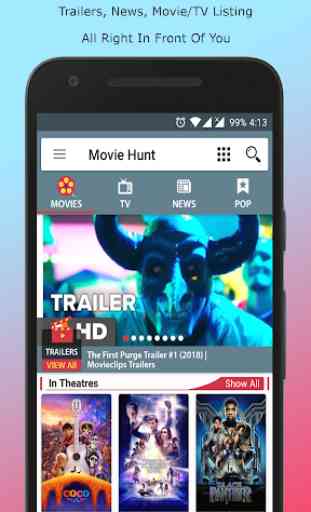 Movie Hunt : Movies & TV Info. Trailers. News. 1