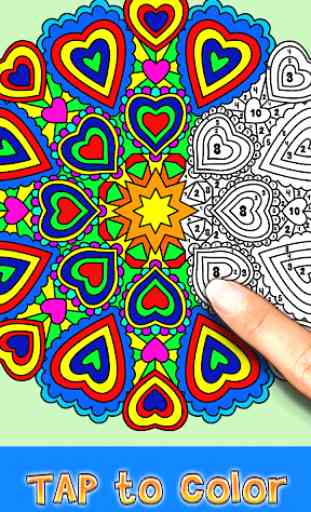 Number Coloring – Coloring book for adults & kids 2