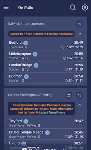 On Rails - Live Train Times & Widget (IAP) 1