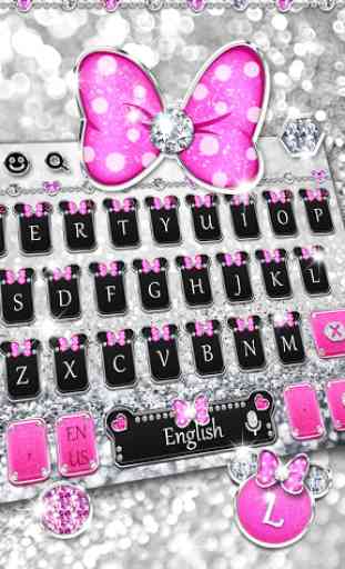 Pink Minny Diamond keyboard 2