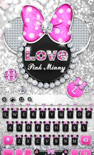 Pink Minny Diamond keyboard 4