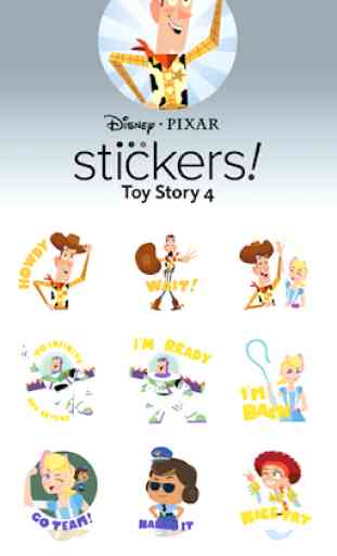 Pixar Stickers: Toy Story 4 1