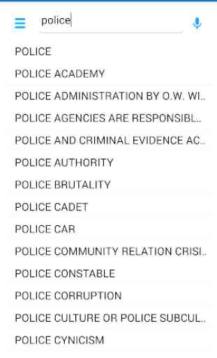 Police Dictionary 3