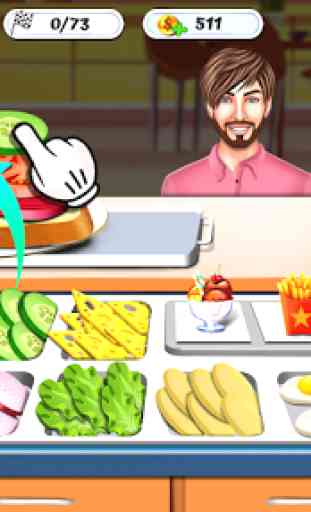 Sandwich Cafe: Fast Cooking Game 2