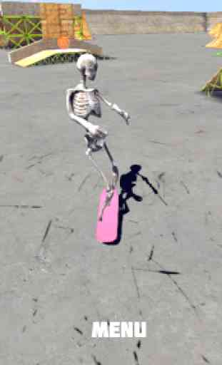 Skeleton Skate Free Skateboard 3
