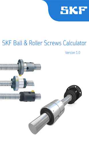 SKF Ball & Roller Screws Calc 1