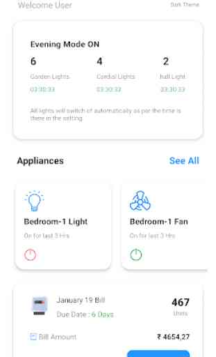 Smart Home App - UI/UX Template 1