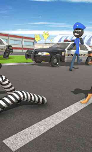 Stickman Police Dog Chase Crime Simulator 4