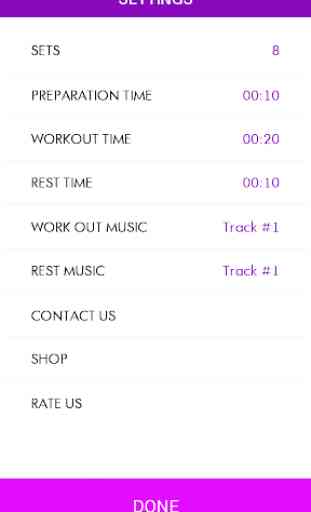 TABATA timer, HIIT timer with music Lite 3