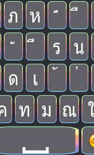 Thai English Keyboard  with Emoji 2019 2