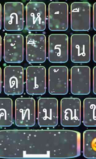 Thai English Keyboard  with Emoji 2019 3
