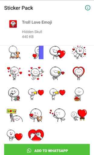 Troll Love Sticker for WhatsApp 2