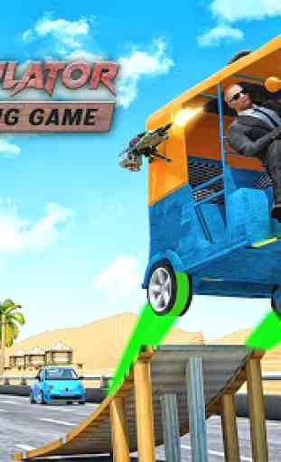 Tuk Tuk Racing Simulator: Rickshaw Shooting Game 1