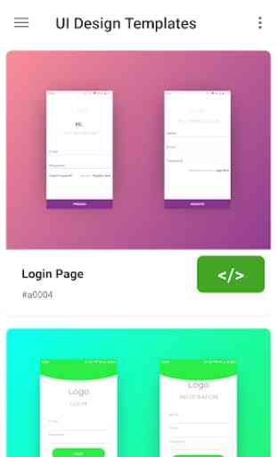 UI Design Templates with Source Code 1