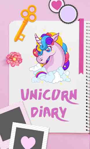 Unicorn Diary with a Lock 1